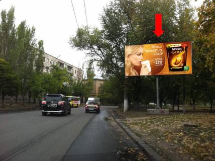 Билборд A в Николаеве, 3x6  Генерала Олекси Алмазова вул. (Генерала Карпенка) ., 51, ринок "Факел", в центр фото 1