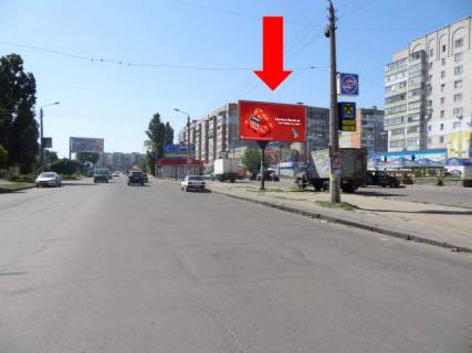 Билборд A в Николаеве, 3x6  Озерна вул., 13, (кол. Червоних Майовщиків вул.), біля супермаркету "АТБ", ринку "Штрассе" фото 1