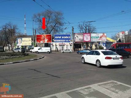Призматрон, Призма A у Миколаєві, 3x6  Аркасівська вул. (Пушкінська) . / Андрія Покровського вул. (Наваринська) ., Пушкінське кільце, біля супермаркету "Ельдорадо", в бік Рюміна вул., ліва - 173119 Фото 1