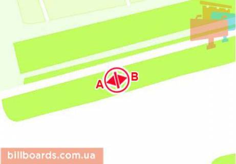 Білборд, Бігборд (Борд)   у Миколаєві Одесское шоссе, въезд в город схема