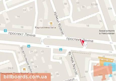 Prismatron, Prism  in Mykolaiv Central'nyj av. (byvs. Lenina av.), 21 / Sossejnaa st. (byvs. Frunze st.) - 79541 scheme