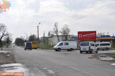Білборд, Бігборд (Борд)  A у Самар (Новомосковськ) Сучкова вул. - Спаська вул. Фото 1