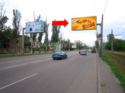Білборд, Бігборд (Борд)  A у Одесі Миколаївська дорога, 289, біля автостоянки, парку "Лузанівка", з центру (прапорець) Фото 1