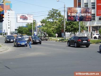Билборд A в Одессе Інглезі вул. (колиш. 25-Чапаєвської дивізії вул.) - Корольова вул., біля супермаркету "АТБ" фото 1