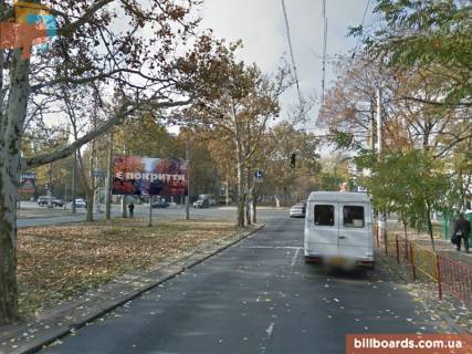 Билборд A в Одессе Адміральський пр. - Краснова вул., біля кінотеатру "Вимпел", з центру фото 1