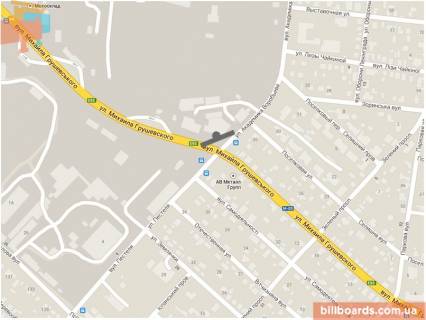 Призматрон, Призма A у Одесі Грушевського вул. / Віталія Нестеренка вул. (Академіка Воробйова)., Біля автосалону "Фортуна Груп ЛТД" - 125948 схема