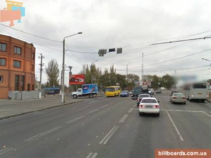 Билборд B в Одессе Миколаївська дорога - Князя Володимира Великого просп.(Добровольського просп.)., біля супермаркету "METRO", з центру фото 1