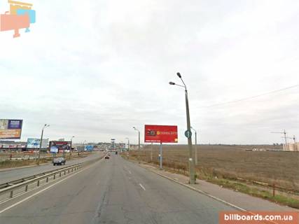 Билборд A в Одессе Овідіопольська дорога, міст, біля АЗС "Socar" фото 1
