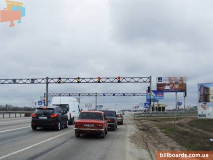 Билборд A в Одессе Овідіопольська дорога - Лазурний пров., біля ринку "7 км", з центру фото 1