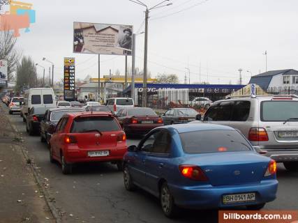 Билборд A в Одессе Головатого вул., біля АЗС "БРСМ", правий, в центр фото 1