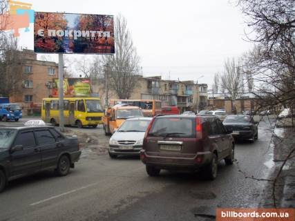 Білборд, Бігборд (Борд)  B у Одесі Ганни Михайленко вул. (Спартаківська). / Поїзна вул., Біля АЗС "Укрнафта" Фото 1