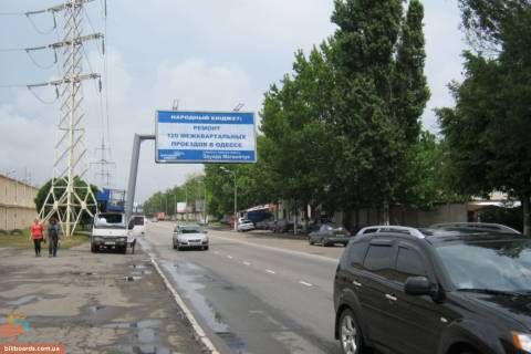 Білборд, Бігборд (Борд)  B у Одесі Краснова вул., 3 - Григорія Зленка вул. (Генерала Швигіна) Фото 1