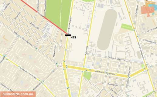 Призма A в Одессе Люстдорфська дорога вул., 8 - Бреуса вул. - 143547 схема