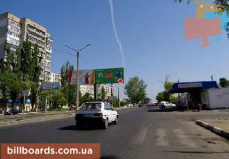 Billboard  in Odessa Palia st. (byvs. Dnepropetrovskaa doroga), 134, razdelitel', iz centra Photo 1