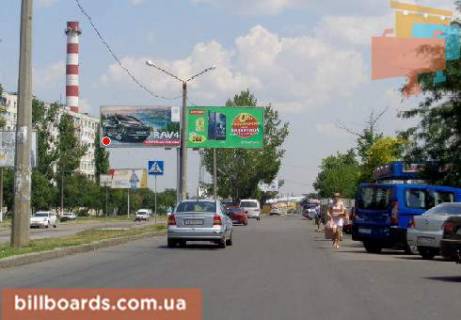 Билборд  в Одессе Палия ул. (бывш. Днепропетровская дорога), 134, разделитель, из центра фото 1
