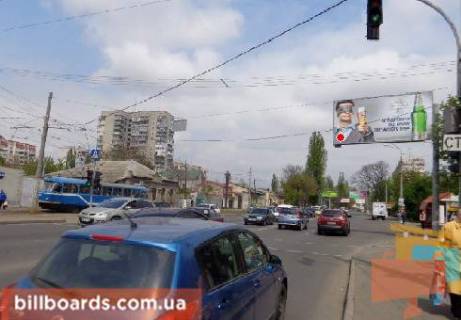 Билборд  в Одессе Люстдорфская дорога, 23Б, в центр (флажок) фото 1