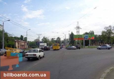 Билборд  в Одессе Овидиопольская дорога, 6 / Рихтера ул. (бывш. Щорса ул.), в центр фото 1