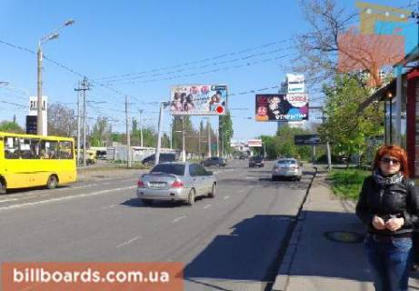 Білборд, Бігборд (Борд)   у Одесі Люстдорфская дорога, 94А, возле АЗС "Socar", в центр (флажок) Фото 1