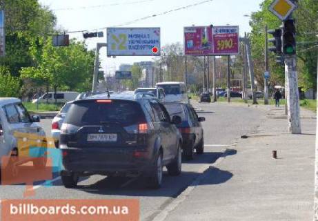 Білборд, Бігборд (Борд)   у Одесі Люстдорфская дорога, 65 / Донского ул., возле между АЗС "Socar", из центра (флажок) Фото 1