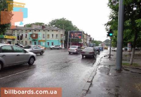 Білборд, Бігборд (Борд)   у Одесі Мясоедовская ул., 4, / Олександра Свіща вул. (Середня)., возле Серединского сквера (флажок) Фото 1
