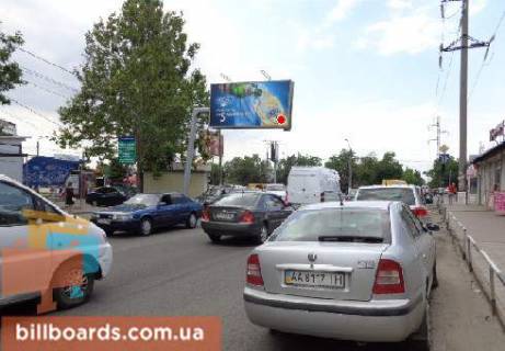 Билборд  в Одессе Малиновского ул., 71/4 / Рабина ул., возле Малиновского рынка (флажок) фото 1