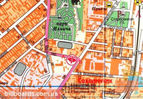 Prismatron, Prism  in Odessa Vysokij per. / Vodoprovodnaa st. - 79677 scheme