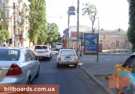 Ситилайт  в Одессе Канатная ул., 53 / Базарная ул., возле супермаркета "Виртус", в центр фото 1