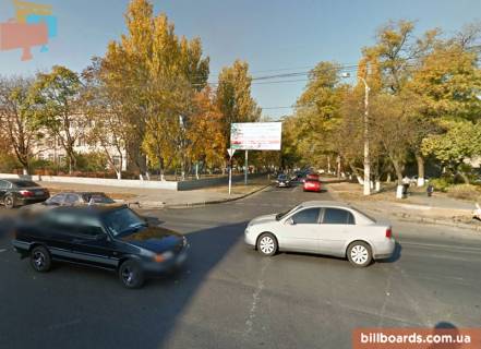 Білборд, Бігборд (Борд)  B у Одесі Петрова вул. / Комарова Михайла вул. (Космонавта Комарова)., В сторону Космонавтів вул. Фото 1