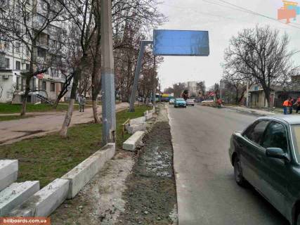 Билборд B в Одессе Сім’ї Глодан вул. (Ільфа і Петрова). - Левітана вул. фото 1