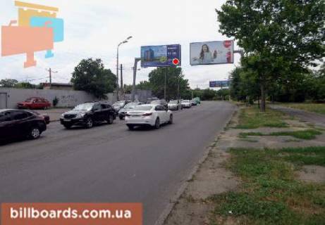 Билборд  в Одессе Краснова ул., возле Артиллерийского парка, в сторону Адмиральского пр. (флажок) фото 1