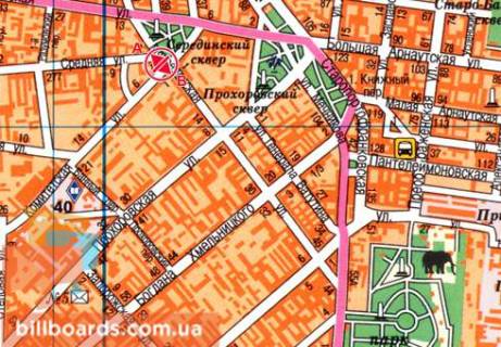 Prismatron, Prism  in Odessa Masoedovskaa st., 4, / Srednaa st., vozle Seredinskogo skvera (flazok) - 80612 scheme