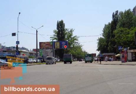 Билборд  в Одессе Палия ул. (бывш. Днепропетровская дорога), 96 / Заболотного ул., возле супермаркета "Таврия В", АЗС "ОККО", разделитель, в центр фото 1