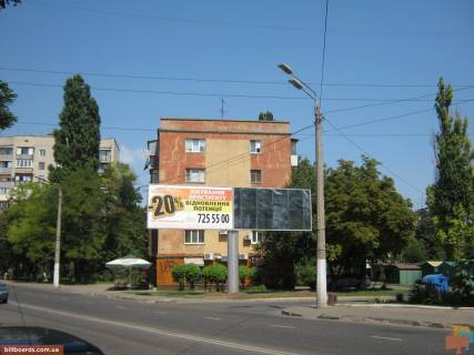 Білборд, Бігборд (Борд)  A у Одесі Краснова вул., 11 - Одеської громади вул. (Авдєєва-Чорноморського)., Лівий Фото 1