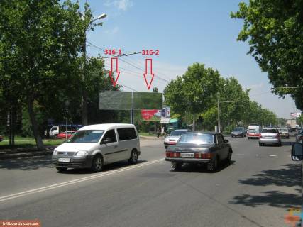 Білборд, Бігборд (Борд)  B у Одесі Грушевського вул. - Поджио вул., Правий Фото 1