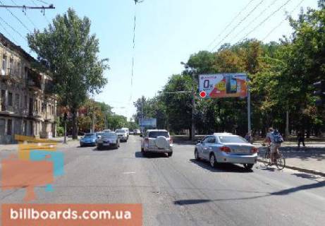 Билборд  в Одессе Разумовская ул., возле Прохоровского сквера, в сторону Преображенской ул. фото 1