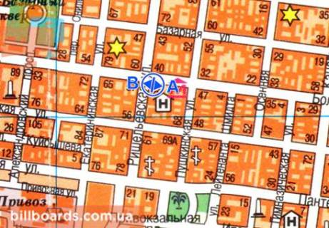 Scrolller, Scroll  in Odessa B. Arnautskaa st., 55 / Risel'evskaa st., vozle vozle supermarketa "Tavria V" - 80091 scheme