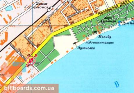 Призма  в Одессе Николаевская дорога, 257 / Векслера пер., из центра - 80683 схема