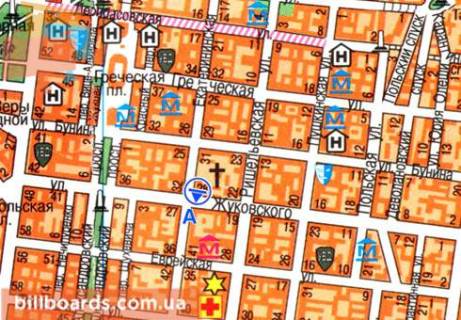 Scrolller, Scroll  in Odessa Ekaterininskaa st., 35 / Zukovskogo st. - 80159 scheme