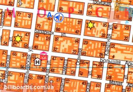 Scrolller, Scroll  in Odessa Uspenskaa st. / Puskinskaa st., 41 - 80200 scheme