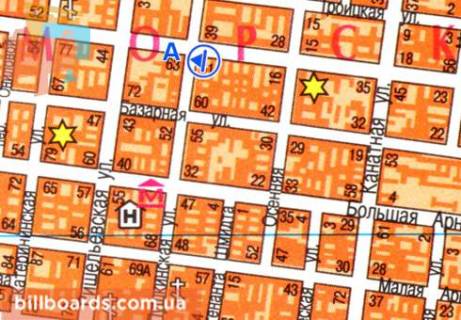 Scrolller, Scroll  in Odessa Uspenskaa st. / Puskinskaa st., 41 - 80201 scheme