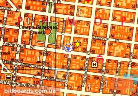 Скроллер  в Одессе Екатерининская ул., 70 / Б. Арнаутская ул. - 80258 схема
