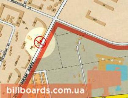 Билборд A в Одессе Палія вул. (колиш. Дніпропетровська дорога), 76 схема