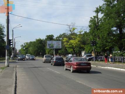 Білборд, Бігборд (Борд)  A у Одесі Віталія Нестеренка вул. (Академіка Воробйова). / Краснослободская вул., В сторону Грушевського вул. Фото 1
