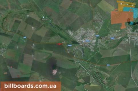 Білборд, Бігборд (Борд)  B у Підволочиську г.Подволочиск, въезд схема