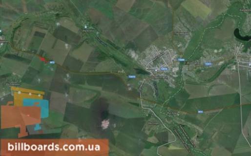 Билборд A в Подволочиске г.Подволочиск, трасса схема