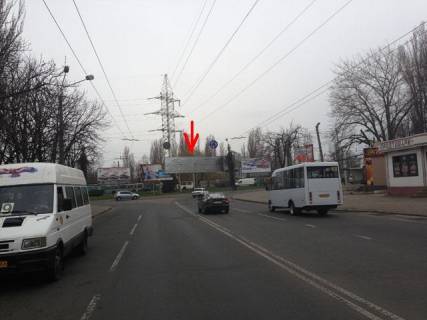 Билборд + в Одессе, 3x6  Інглезі вул. (колиш. 25-Чапаєвської дивізії вул.) - Космонавтів вул., правий фото 1