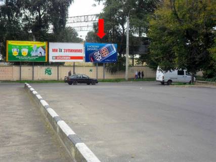 Билборд A в Ровно, 3x6  Небесної Сотні вул. (кол. Кіквідзе вул.) / Сагайдачного вул., в бік з/д вокзалу фото 1