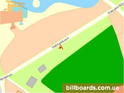Billboard A in Rivne Privokzal'na pl., livij scheme