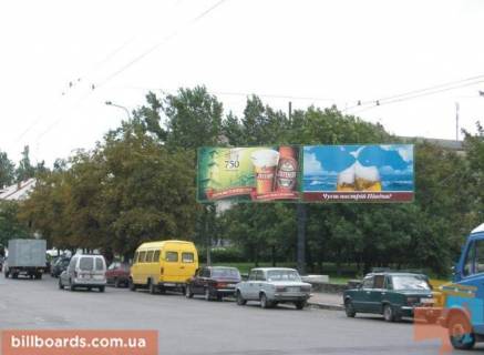 Билборд A в Ровно Сагайдачного вул. - Набережна вул., лівий фото 1