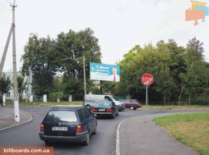 Billboard A in Rivne Volodimira st. - Plastova st. (kolis. Ostafova st.) Photo 1